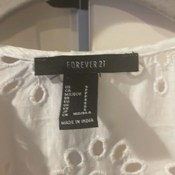 Forever21 cover up Sz S white - Picture 2 of 6